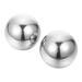 2pcs Stainless Steel Training Balls Health Exercise Balls Hand Massage Fitness Balls