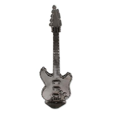 Guitar Glory,'Handcrafted Recycled Auto Parts Guitar Sculpture'