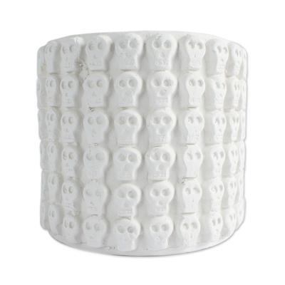 Rows of White Skulls,'White Skull Pattern Ceramic ...