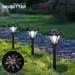 DAYBETTER LED Solar Outdoor Lighting Landscape Path Lights Waterproof Lamp Auto on/off Landscape and Walkway Lights for Yard Patio Garden(8pack)