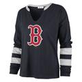 Women's '47 Navy Boston Red Sox Celeste Long-Sleeve T-Shirt