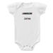 Newborn & Infant Chad Jake White NASCAR Personalized Bodysuit