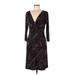 Jones Wear Dress Casual Dress: Black Dresses - Women's Size 8