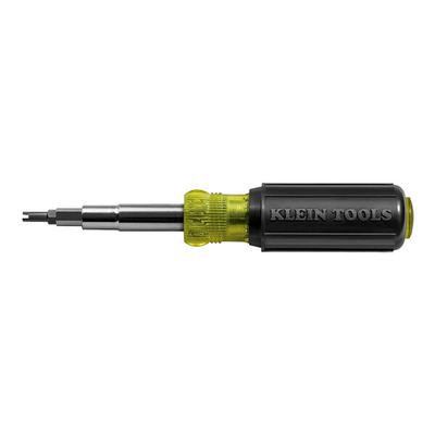 Klein Tools 11-in-1 Multi-Bit Screwdriver / Nut Driver with Schrader Valve Core Bit 32527