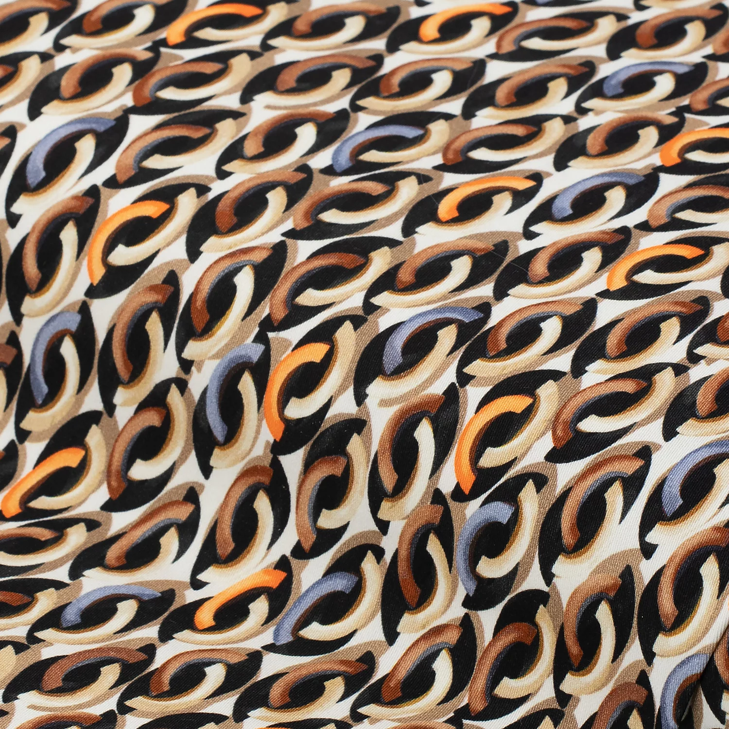 Stretch-Twill Grafisch, braun-color