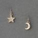 Lucky Brand Star And Moon Earring - Women's Ladies Accessories Jewelry Earrings in Gold