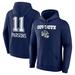 Men's Fanatics Branded Micah Parsons Dallas Cowboys Navy Team Wordmark Pullover Hoodie