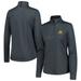 Women's Under Armour Heather Black 2024 Presidents Cup Playoff Quarter-Zip Pullover Top