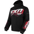 FXR Fuel 2023 Snowmobile Jacket, black-white-red, Size M