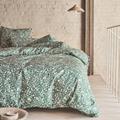 Parure de lit taies rectangles en percale de coton 240x260