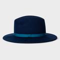 Paul Smith Women's Navy Wool Felt Fedora