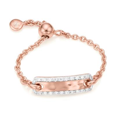 Rose Gold Havana Adjustable Friendship Diamond Ring Diamond
