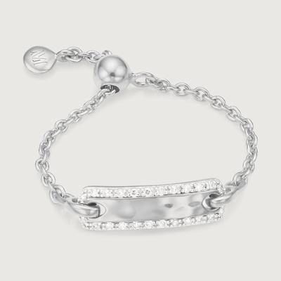 Sterling Silver Havana Adjustable Friendship Diamond Ring Diamond