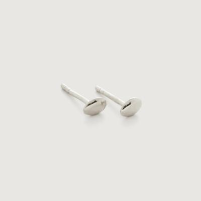 Sterling Silver Nura Mini Nugget Stud Earrings