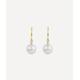 Dinny Hall 14ct Gold Shuga Pearl and Diamond Drop Earrings ONE