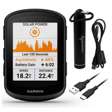 Garmin Edge 840 Solar GPS Cycling Computer Touchscreen Button Controls Advanced Navigation with Wearable4U Power Bank Bundle