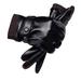 ASFGIMUJ Winter Gloves Women Men Leather Gloves In Winter Men Screen In Winter Students Warm Outdoor Riding Plush Gloves Work Gloves