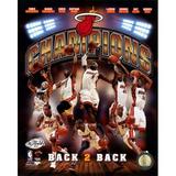 Miami Heat 2013 NBA Champions Composite Sports Photo