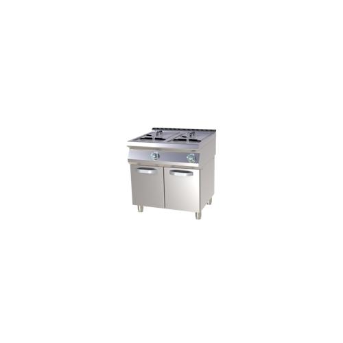 GT24 Gastro Elektro Fritteuse Friteusse Standgerät Unterbau 2×13 Liter 800x730x900 mm 50-190°C 19,8 kW