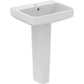 Ideal Standard i. life B Basin and Pedestal 55cm 1 Tap Hole in White Ceramic