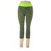 Under Armour Active Pants - Mid/Reg Rise: Green Activewear - Women's Size Large