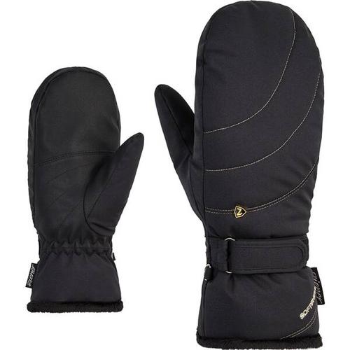 ZIENER Damen Handschuhe KAHLIA PR, Größe 7,5 in black.gold art