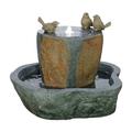 Millwood Pines Morvant Weather Resistant Fountain | 17.5 H x 22 W x 22 D in | Wayfair ABA611EF07AD45BBB1F79F99A3A9CDA6