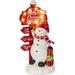 The Holiday Aisle® Christmas Snowman Decor w/ Hot Cocoa Signpost Christmas Figurines Snowman Lighted Decorations LED Holiday Light Up Snowman Indoor Festive Fibe | Wayfair