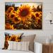 August Grove® Orange Sunflowers Sunlit Sunflowers II Metal | 30 H x 40 W x 1.5 D in | Wayfair 89525302665C414CA6FB6819B377BBBB