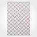 158 x 40 x 0.4 in Area Rug - 17 Stories Krishnav Geometric Machine Woven Wool/Cotton Area Rug in Gray Metal | 158 H x 40 W x 0.4 D in | Wayfair