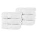 Haus & Home Cotton Plush Soft Highly-Absorbent Heavyweight Luxury Hand Towel Terry Cloth/100% Cotton in White | Wayfair ATLAS HTOWEL WH