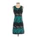 Banana Republic Issa London Collection Casual Dress: Teal Dresses - Women's Size X-Small Petite