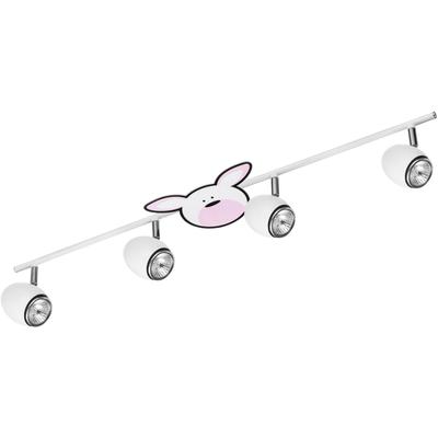 SPOT LIGHT Deckenleuchte "Rubby", weiß, B:81,00cm H:14,50cm T:14,50cm, Lampen, Deckenleuchte aus Metall für das Kinderzimmer, Kinderlampe Image