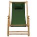 NYBusiness Solid Wood Deck Chair w/ Cushion Solid Wood in Brown/Green/White | 106 H x 90 W x 60 D in | Wayfair SH318598R