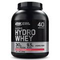 Optimum Nutrition Platinum Hydro Whey, Hydrolysiertes Molkenprotein-Isolat-Pulver mit essentiellen Aminosäuren, Glutamin und BCAA, Geschmack: Erdbeer, 40 Portionen, 1,6 kg