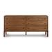 AllModern Jacobsen 6 Drawer 70.5" W Double Dresser Wood in Brown | 34 H x 70.5 W x 18.5 D in | Wayfair 1470C9F3EDB443E59EAF583560182EA2