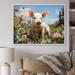 August Grove® Cute Pig Playing In Flowers I Framed On Canvas Print Metal | 30 H x 40 W x 1.5 D in | Wayfair 67409FCCFC8B4CAABDA83B46C66B687C