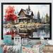 Red Barrel Studio® Red & Gray Lakeouse Majestic Retreat IV On Canvas Print Metal | 24 H x 32 W x 1 D in | Wayfair 0E112CA64B874177AE0A58AC4F827FD3