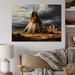 Foundry Select Native Tipi Embracing Tradition On Canvas Print Canvas, Cotton | 12 H x 20 W x 1 D in | Wayfair 6E4D0FCD8C5D48308D0A19633074A845