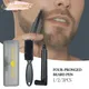 Stylo de remplissage de barbe imperméable crayon et brosse rehausseur de barbe réparation