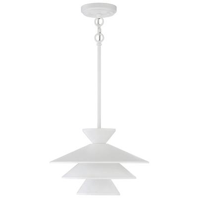 Savoy House Meridian 14" Wide White 1-Light Pendant