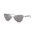 Dolce&Gabbana Woman Sunglass DG2290 - Frame color: Silver, Lens color: Light Grey Mirror Silver