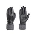 Lederhandschuhe PEARLWOOD "Lipa" Gr. 7,5, schwarz (black) Damen Handschuhe Fingerhandschuhe