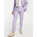 Ben Sherman slim suit trousers in lilac-Purple