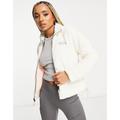 Columbia Bundle-Up reversible full zip fleece jacket in cream and pink-White