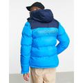 Columbia Ski Iceline Ridge ski puffer jacket in navy and blue