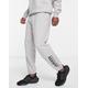adidas Sportswear linear logo joggers in grey