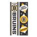 Boston Bruins 47" Double Sided Christmas Leaner Fan Sign
