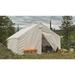 Guide Gear 12x18 Canvas Wall Tent and Frame for Hunting Outdoor Camping 4 Season All Weather Tents with Stove Jack Opening