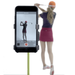 SelfieGOLF Record Golf Swing - Cell Phone Holder Golf Analyzer Accessories | Winner of The PGA Best Product | Selfie Putting Training Aids Works with Any Golf Bag and Alignment Stick